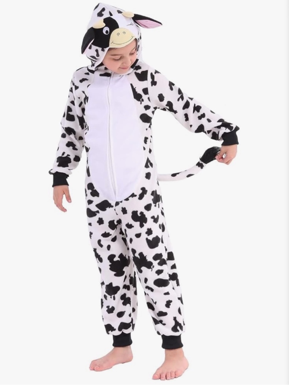 NWOT Cow Onesie Pajamas Costume Farm Animal Nativity